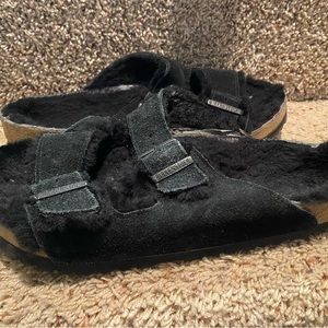 Fuzzy Birkenstock Shoes